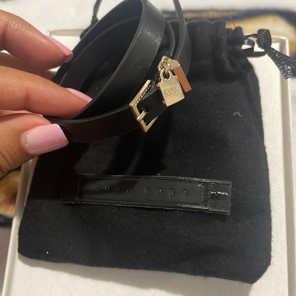 Hugo by Hugo boss leather bracelet